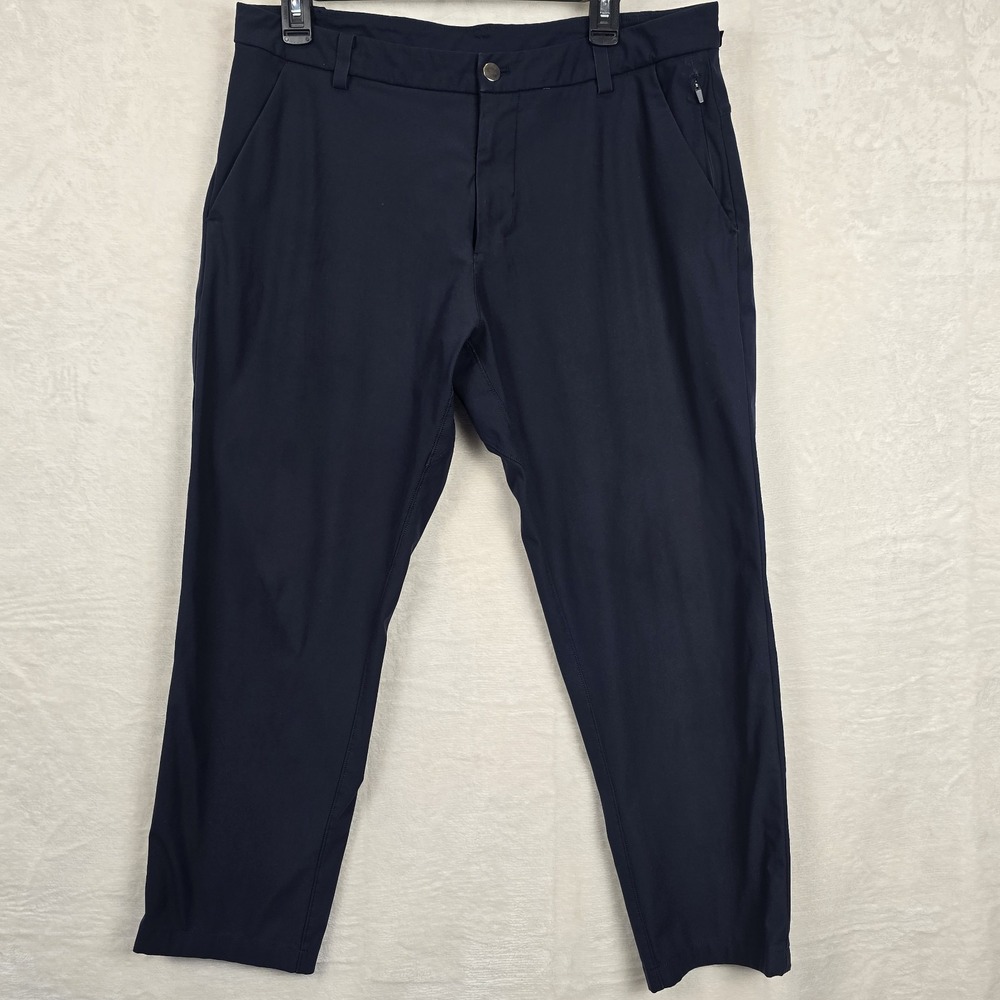 Lululemon Commission Pant Classic *Warpstreme‎ Size 34 × 26 True Navy